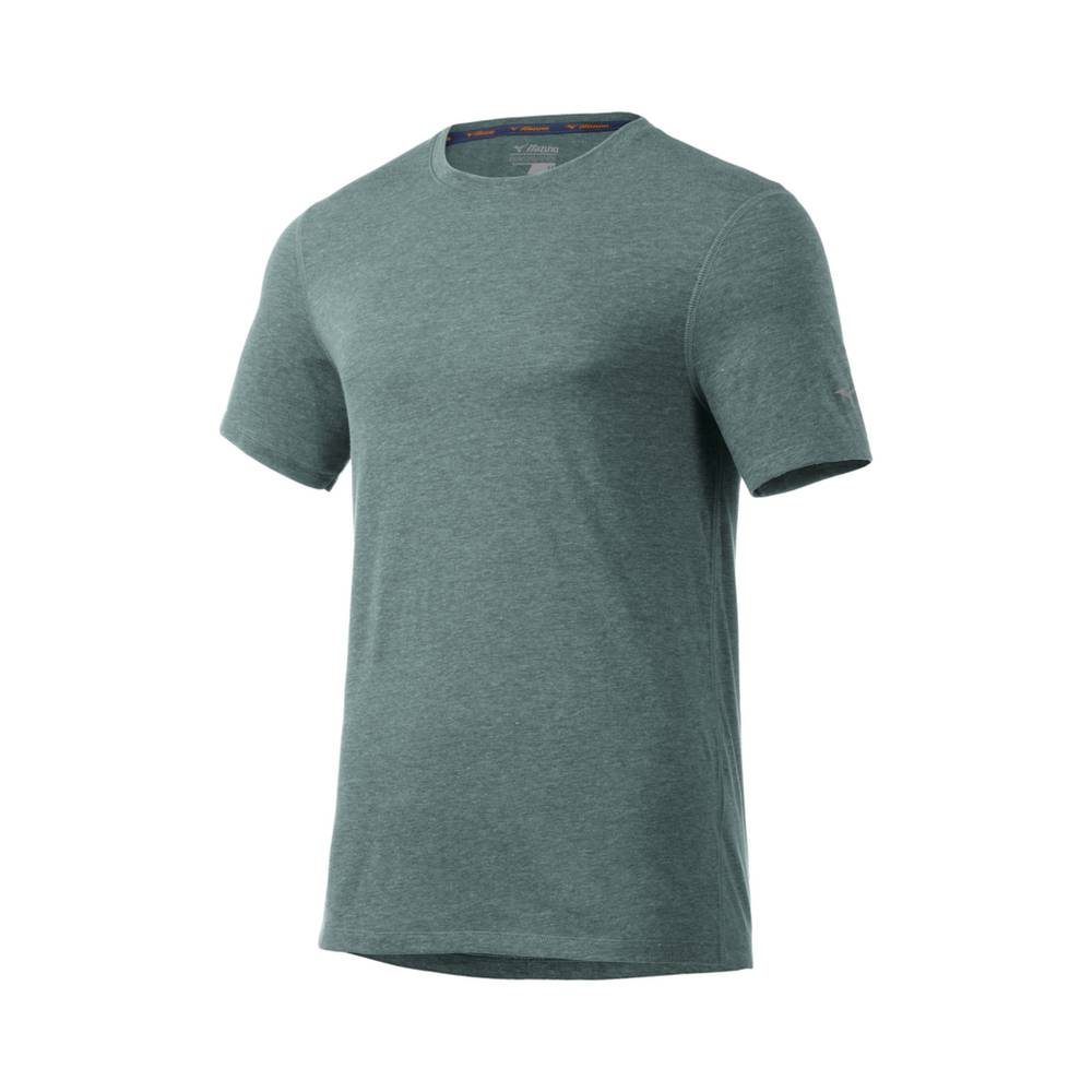 Mens Mizuno Inspire T-Shirts Green Philippines (EQVONL912)